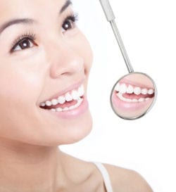 woman smiling dental filling rogers ar