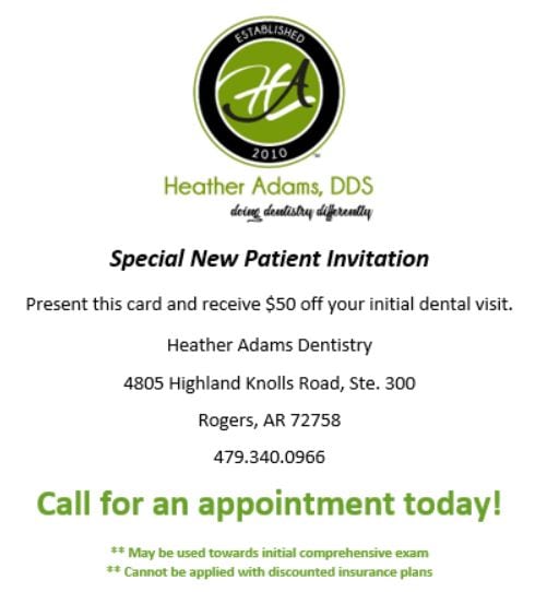Dentist specials in Rogers Arkansas