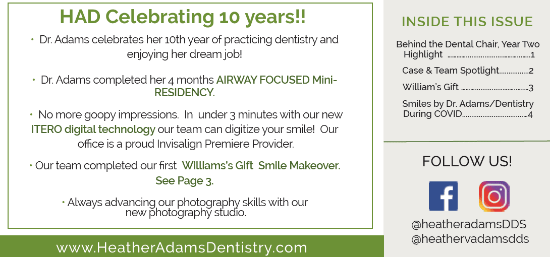 Heather Adams Dentistry Newsletter