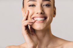beautiful smile and skin with cosmetic dentistry